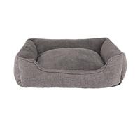 lionto Panier Chien Coussin Chien Corbeille Chien Housse Amovible, (S) 75x60 cm Gris