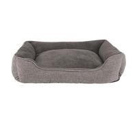 lionto Panier Chien Coussin Chien Corbeille Chien Housse Amovible, (M) 90x75 cm Gris