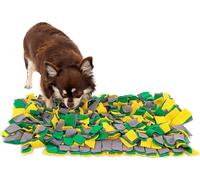 lionto Tapis à renifler pour chiens, 50x34 cm, jaune/vert