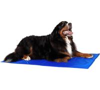 lionto Tapis de refroidissement pour animaux domestiques pour réguler la température, 120x80 cm, bleu