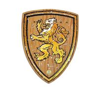 Liontouch - Bouclier WoodyLion pour Enfants, 3 Ans et + | Jouet en Mousse pour Jouer dans Les Bois | Accessoire de Bataille Sûr et Durable pour Déguisement et Costumes pour Garçons