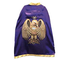 Liontouch - Cape de Chevalier Aigle Doré | 3-8 Years - Taille Unique | Manteau de Jeu Médiéval pour Enfants avec Thème Aigle | Déguisements, Robes Fantaisies et Costumes Royaux pour Enfants