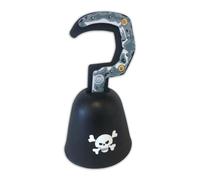 Liontouch Crochet Pirate pour Enfant - Capitaine Rayure Rouge, 3-8 Ans | Capitaine Rayure Rouge | Accessoire Pirate avec Motif Crâne pour Déguisement, Jeu de Rôle, Chasse au Trésor & Aventures