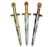 Liontouch - Ensemble de 3 Collection d'Épées - 3ans + | Épées Jouets pour Garçons & Filles en Style Chevalier Médiéval | Accessoire de Déguisement & Costume Sûr pour Le Jeu de Rôle des Enfants