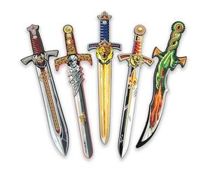 Liontouch - Ensemble de 5 Épées | Jouets de pour Enfants 3ans + - Dragon Fantastique, Roi Lion, Prince, Pirate Crâne & Viking Nordique | Armes Sûres & Armure de Bataille