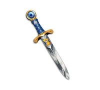 Liontouch - Épée Mini Lion en Mousse, Bleu - Garçons 3-6 Ans - 35 cm | Dague Médiévale avec Pierre Précieuse pour Jeux en Mousse | Armes Sûres & Accessoires de Costume de Chevalier pour Déguisement