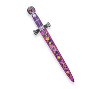 Liontouch Épée Princesse Licorne pour Enfant en Mousse - 3-6 Ans | Princesse Licorne | Épée Rose en Mousse avec Fleurs & Pierres pour Déguisement, Jeu de Rôle & Aventures Royales