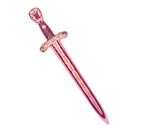 Liontouch - Épée Reine Rosa pour Filles - 3-6 Ans | Épée et Bouclier en Mousse Rose pour Jouer en Style Médiéval Scintillant | Accessoires Sûrs et Durables pour Déguisements et Costumes Royaux