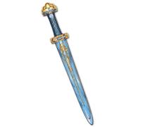 Liontouch - Épée Viking, Bleue | Enfants de 3+ Ans | Jouet Médiéval en Mousse du Chef Harald pour Guerriers et Jeux de Berserker | Arme sûre et Accessoire de Bataille pour Costumes et Déguisements