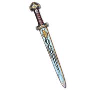 Liontouch - Épée Viking, Rouge | Enfants de 3+ Ans | Jouet Médiéval en Mousse du Chef Harald pour Guerriers et Jeux de Berserker | Arme sûre et Accessoire de Bataille pour Costumes et Déguisements