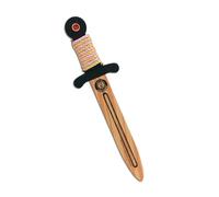 Liontouch - Épée Jouet WoodyLion, Or & Rose - Petite | Dague Similibois avec Gemme en Mousse Flexible pour Filles | Accessoire Sécurisé pour Jeux de Rôle, Déguisement & Costumes de Chevalier