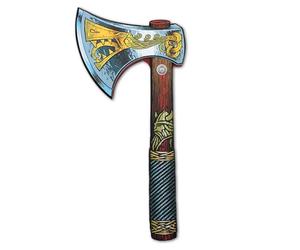 Liontouch Hache Viking en Mousse pour Enfant - Chef Harald, 32 cm, 3 Ans+ | Chef Harald | Arme en Mousse pour Déguisement Viking, Jeu de Rôle, Batailles Imaginaires & Aventures de Berserker