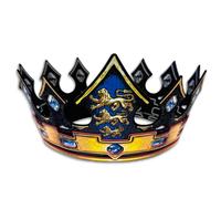 Liontouch - Triple Couronne du Roi Lion | Pour Enfants de 3+ Ans - Taille Ajustable | Jouet de Jeu Médiéval pour Garçons en Mousse Durable | Jeux de Rôle, Déguisements, Déguisements et Costumes Royaux