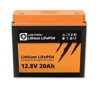 LIONTRON Lithium LiFePo4 Battery 2.9 kg 12.8 V 20 Ah Boat Solar Motorhome Scooter