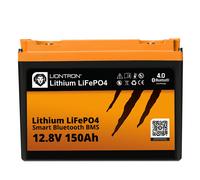 Liontron Lithium LiFePO4 LX - Arctique 12,8V 150Ah Avec Smart Bms & Bluetooth