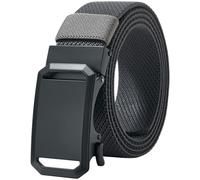 LionVII Ceinture élastique à cliquet avec boucle automatique, réglable et extensible, ceinture de travail pour homme, 130 cm