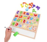 LIOOBO 1 Ensemble Jeu Éducatif Montessori Apprentissage des Lettres Activité Interactive pour Développer Les Compétences Linguistiques et Cognitives des Tout Petits