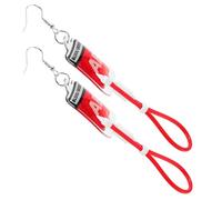 LIOOBO 1 paire Boucles Oreilles Forme de Faux Sachets de Sang Accessoires de Fête pour Femmes Bijoux Originaux à Porter