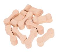 LIOOBO 10 pièces Connecteur de Voie Ferrée Bois Forme Os pour Garçon Fille Lot de Accessoire de Rail Léger et Facile à Installer pour Circuit de Train Modélisme et Jeu Éducatif