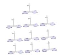 LIOOBO 10pièces Clip De Séparation pour Aquarium avec Ventouse Support Isolant Pince à Ventouse pour Assiettes Aquarium