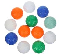 LIOOBO 12 pièces Balles de Golf PU Anti-Stress Jouets de Décompression Garçon Fille Filles Garçons Anniversaire Stress Relief Party Favor Couleur Aléatoire Couleur Aléatoire