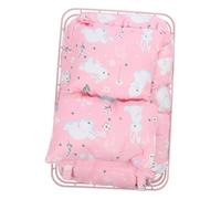 LIOOBO 1ensemble Hamac Suspendu pour Petits Animaux Lit Douillet pour Hamsters Cochons Et Chinchillas Hiver avec Panier Pratique Accessoire Confortable Et Chaleureux pour Cage