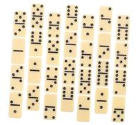 LIOOBO 1Ensemble Set de Dominos Classiques pour Adultes Jeu de Société Familial de Blocs pour et Barbecues Apprentissage des Mathématiques