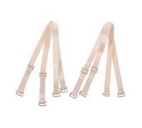 LIOOBO 2 Paires Bretelles de Soutien Élastiques Bretelles Dérapantes Réglables Sangles de Remplacement Confortables pour Femmes Extensibles Traces Accessoires