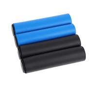LIOOBO 2 Paires Poignées Guidon Mousse Antidérapante Souple Absorbe Vibration pour Vtt et Route Installation Facile et Confort Amélioré Bleu Noir