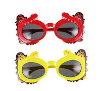 LIOOBO 2 Paires Soleil Garçon Fille Cartoon Colorées Farces Fête Déguisement Garçon Fille Accessoires Humoristiques pour Carnaval et Halloween
