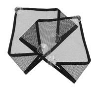 LIOOBO 2 pièces Filet Escalade Suspendu pour Reptiles et Petits Animaux Hamac Respirant Maille pour Cage de Hamster Lézard et Autres Petits Animaux Exercice avec Ventouses Facile à