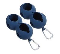 LIOOBO 2 pièces Support Silicone de Housse de Protection pour Balles Organisateur Durable et Pratique pour Transporter Vos Balles Accessoire pour Golfeurs