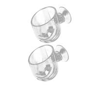 LIOOBO 2pièces Tasse Alimentation pour Poissons Aquarium De Récipients Acrylique Transparent pour Nourriture Vivante Sang Pratique Et Compact pour Tank à Poissons