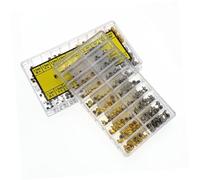 LIOOBO 300 pièces Kit de Réparation Montre Étanches Tiges Tubes avec Boîte Compartimentée Accessoires pour Horlogers et