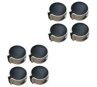 LIOOBO 4 Boutons De Remplacement Pour Cuisinière à - Boutons De Contrôle De Brûleur En Plastique - Compatible Avec Poêles à Faciles à Installer Noir Et