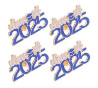 LIOOBO 4 Pièces Broche Commémorative Épingles Émaillées pour Étudiants Épingles de Chapeau pour Cérémonie Fête