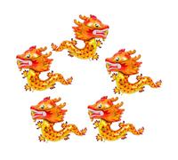 LIOOBO 5 Pièces Décorations De Ballons Chinois Pour Le Nouvel An - Ballons De Dragon Cartoon Colorés Pour Fête Et Décorations De Maison - Fournitures De Fête Festives