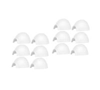 LIOOBO 6 Pièces Mini Igloo Figurines Animaux Polaires Jouets Arctiques Maison De Poupée Décoration De Noël 4X4 Cm Ensemble en Plastique Blanc