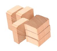 LIOOBO 6Pièces Lot de Supports de Pont Ferroviaire Bois pour Train Accessoires de Chemin de Bois pour Créer des Voies Surélevées et la Dextérité