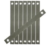 LIOOBO 8 Pièces Sangles de Soutien en Nylon, Larges, avec Œillets | Maintien Stable et Réutilisable, pour Jeunes Plants et Arbustes, Jardin et Protection les Tempêtes
