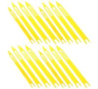 LIOOBO Accessoire Pêche Kit 20 Navettes Plastique pour Réparation Filet de Pêche Aiguilles à Filet et Outils Tissage pour Pêcheurs Amateurs