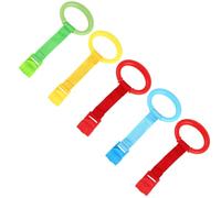 LIOOBO Anneaux Suspendre Pour Berceau Bébé 5 Pcs Assistant De Marche Pour Bébé Ergonomiques Et Légers Plastique Soufflé Usage Pépinière Adaptés Aux Tout-petits Jeu D'anneaux Éducatifs