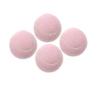 LIOOBO Balles de Tennis pour Garçon et Filles 4Pcs Caoutchouc Doux pour Débutants Coloré Entraînement Jouets Intérieur/Extérieur