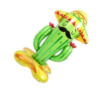 LIOOBO Ballon Cactus Gonflable en Aluminium pour Fête Hawaïenne Décoration de Party 1Pc Adorable Design pour Événements d'Été