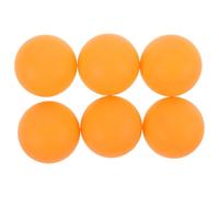 LIOOBO Ballons de Ping-Pong pour Aveugles avec Perles de Fer, Design Adapté et Son Renforcé, Plastique Orange, pour Activités Sportives et Compétitions
