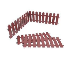 LIOOBO Barrière pour Animaux Modulable 4pcs en PVC Robuste Ventilation Ample, Clôture Décorative pour Enclos Tortue de Terre, pour Jardin Extérieur et Petits Animaux