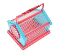 LIOOBO Boîte Observation Insectes pour Garçon Fille Kit Exploration Naturelle avec Loupe et Pince à Épiler pour Activités Plein Air Écoles et Camping Couleur Rose et Bleu