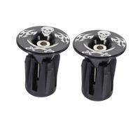 LIOOBO Bouchons de Verrouillage pour Cintre Velo Route Poignées de Vélo de Route Remplaçables en Alliage D'aluminium Léger 1 Paire Adaptées aux Cyclistes