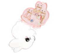 LIOOBO Boucles D'oreilles à Clip Originales pour Filles, Taille Garçon et Filles, sans Perçage, Modèle 1 Glace et Poney, Bijoux Adorables et Créatifs pour Fête et Déguisement, 1 Lot