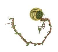 LIOOBO Cachette de Reptile en Métal Design Branche d'arbre et Grotte, Offrant Intimité et Confort pour Geckos et Lézards Terrarium en Filet